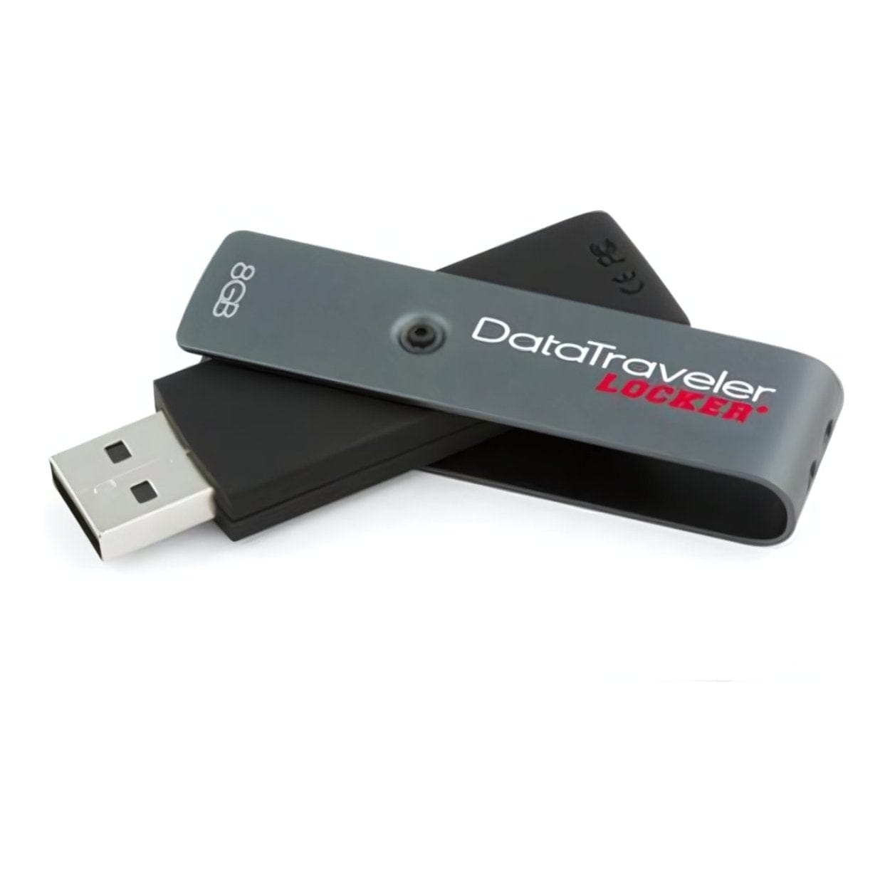 Usb Tech Drive Kingston Technology DataTraveler Locker+ 8GB USB Type-A 2.0 Black USB ...